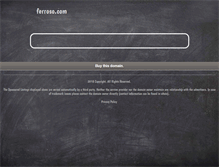 Tablet Screenshot of ferroso.com
